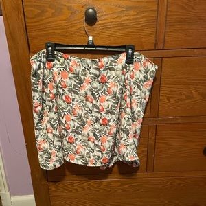 Abercrombie Floral Skort size XL